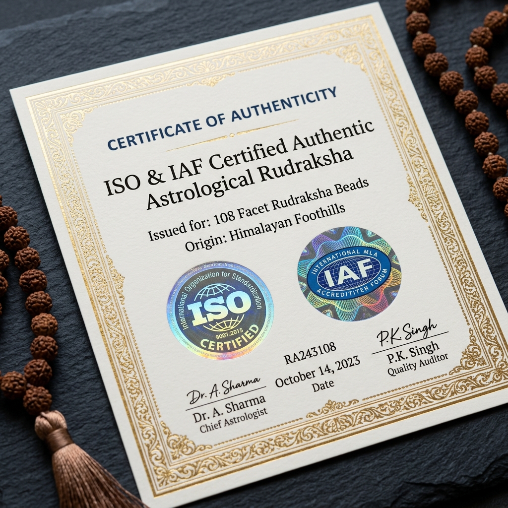 Authentic ISO Certificate