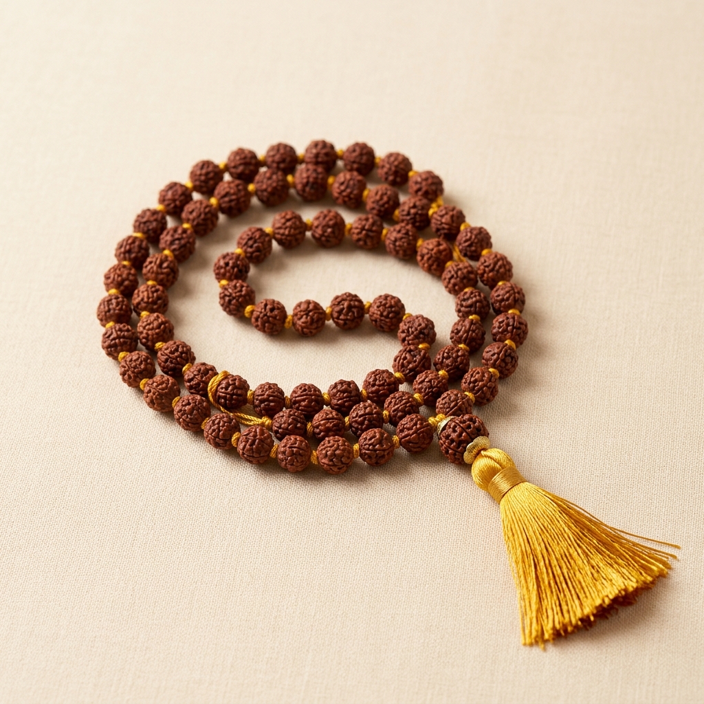 5 Mukhi Rudraksha Mala